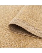 Tapis aspect Jute Nature 8877 jaune - 120x170 cm