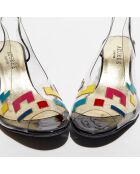 Slingbacks Molinda transparent/multicolore - Talon 5 cm