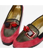 Mocassins Kido bordeaux/noir