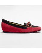 Mocassins Kido bordeaux/noir