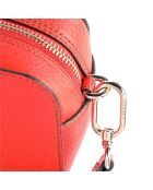 Mini Sac bandoulière en Cuir Primula orange 19.5x12x6 cm