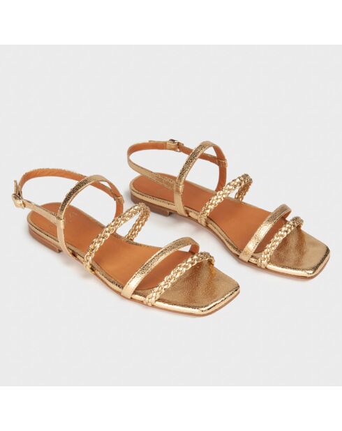 Sandali Antonia Gold in pelle