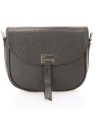 Sac bandoulière en Cuir Bela noir - 20x6x16 cm