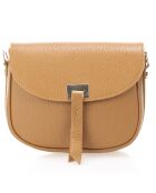 Sac bandoulière en Cuir Bela cognac - 20x6x16 cm