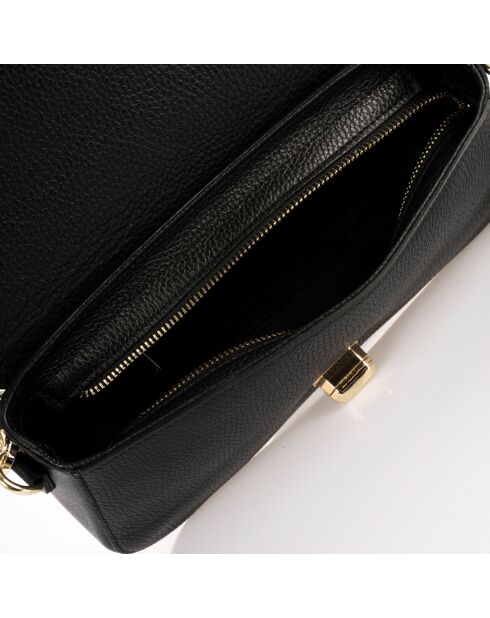 Sac porté épaule en Cuir Alma noir - 27x8x15 cm
