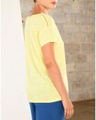 T-Shirt 100% Lin Quassi citron