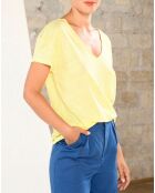 T-Shirt 100% Lin Quassi citron