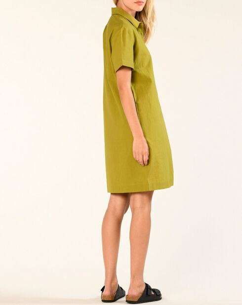 Robe droite Leiane olive