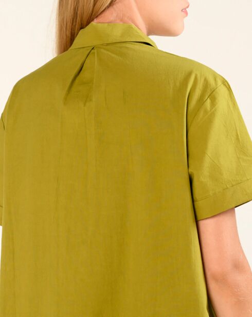 Robe droite Leiane olive