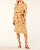 Robe Lior imprimée orange