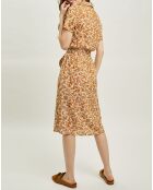 Robe Lior imprimée orange
