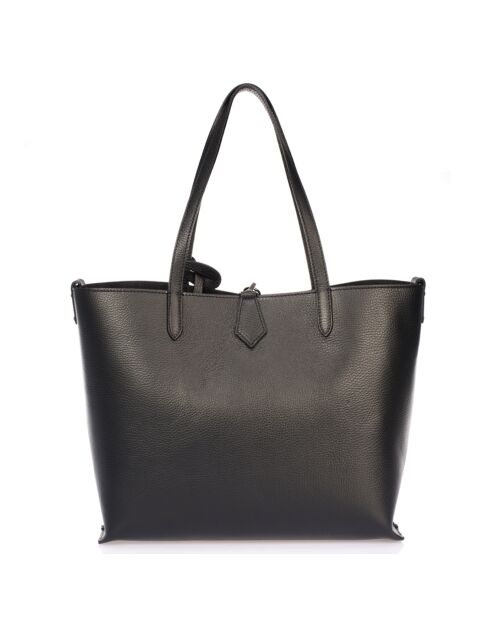 Cabas en Cuir Niobe noir - 16x13x23 cm