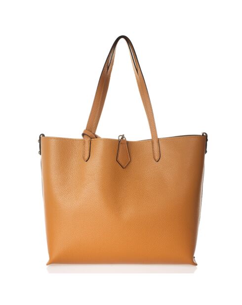 Cabas en Cuir Niobe cognac - 16x13x23 cm