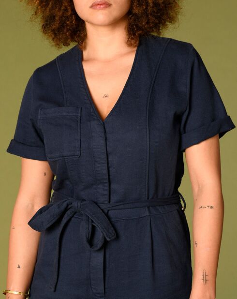 Combinaison Loé bleu nuit