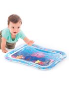 Tapis de jeu à eau gonflable pour bébé Wabbly  bleu/transparent - 64x50 cm