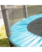 Trampoline pour enfants avec filet de sécurité Kidine  bleu/noir - D.140x121 cm