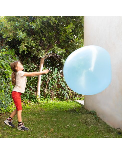 Ballon bulle gonflable Géante Bagge bleu - D.120 cm