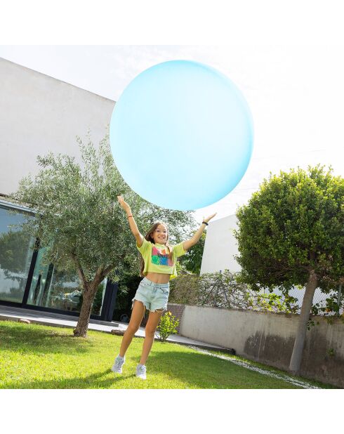 Ballon bulle gonflable Géante Bagge bleu - D.120 cm