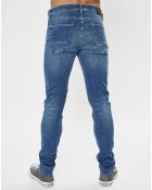 Jean Skinny Dadas bleu moyen