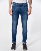 Jean Skinny Dadas bleu moyen