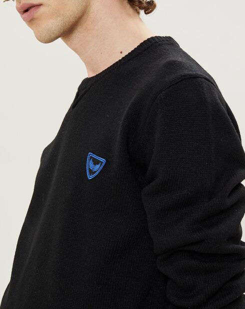 Pull en Laine mélangée Dane noir