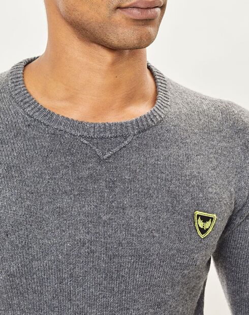 Maglione grigio medio Dane