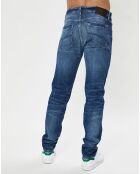 Jean Slim en Coton Bio Darko bleu moyen