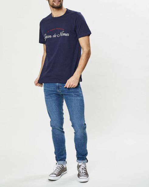 T-Shirt Jean de Nîmes James bleu marine
