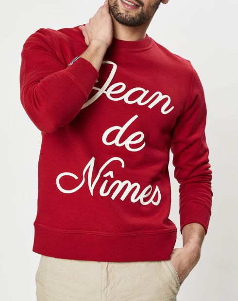 Sweat Jean de Nîmes Joel rouge