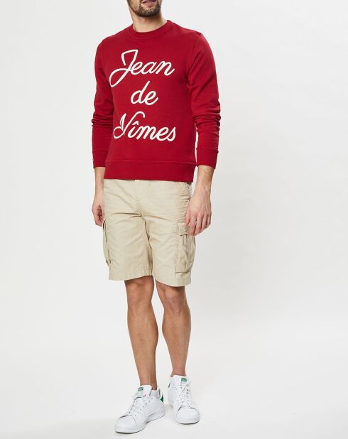 Sweat Jean de Nîmes Joel rouge