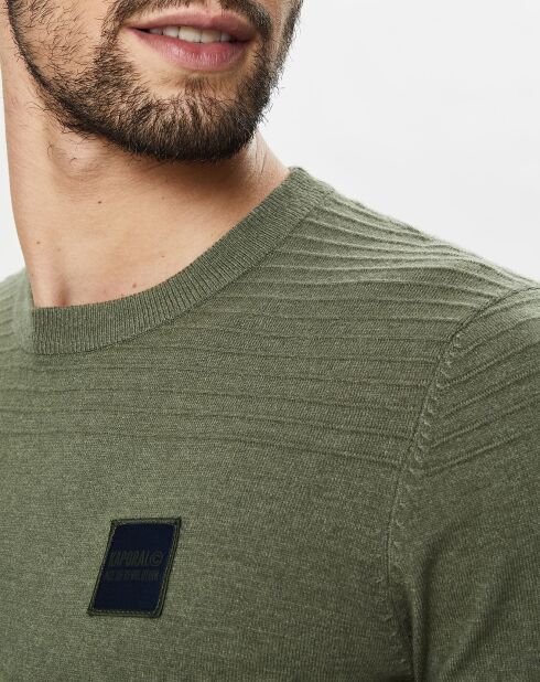 Lichte kaki trui van Keven