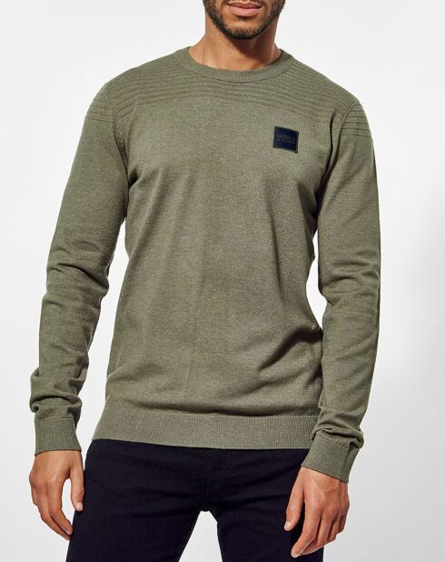 Lichte kaki trui van Keven