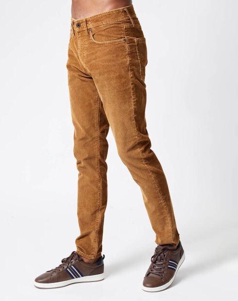 Pantalon Velours camel