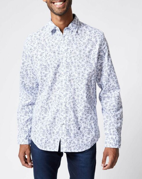 Chemise Birdland Imprimé Fleurs blanche