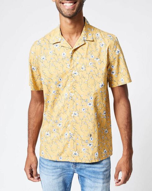 Chemise Cowley Fleurs jaune