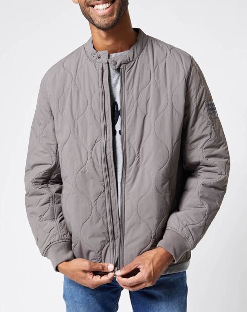 Blouson Matelassé Drayton taupe