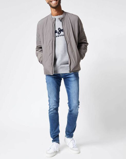 Blouson Matelassé Drayton taupe