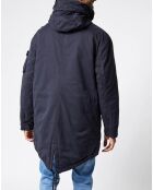 Parka Byron bleu foncé