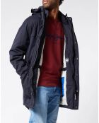 Parka Byron bleu foncé