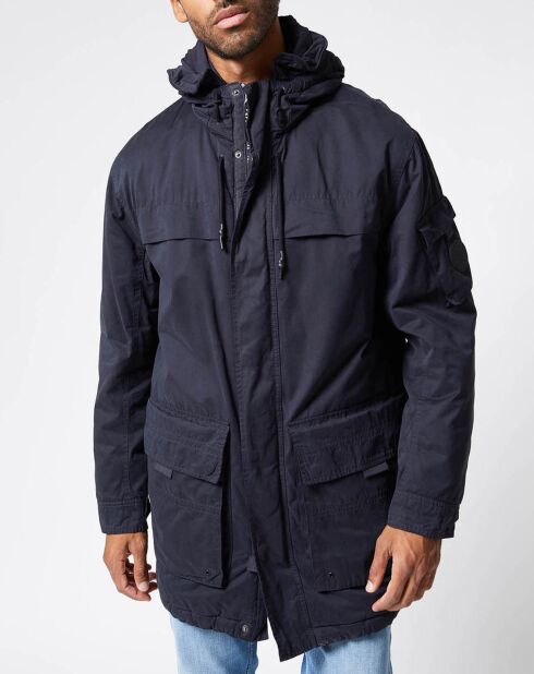 Parka Byron bleu foncé