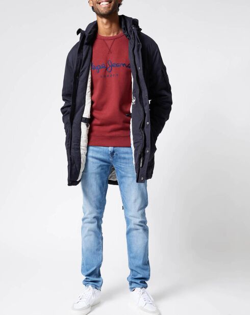 Parka Byron bleu foncé