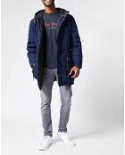 Parka Spencer réversible bleu marine/noir