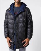 Parka Spencer réversible bleu marine/noir