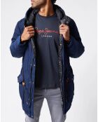 Parka Spencer réversible bleu marine/noir