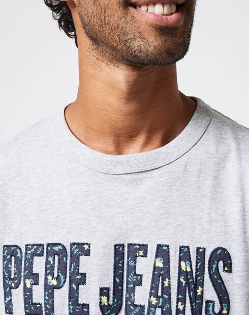 T-shirt Salvador Pepe grigio chiaro