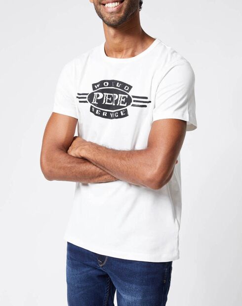 T-Shirt Devon Pepe blanc