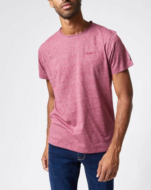 Paul burgunderfarbenes T-Shirt