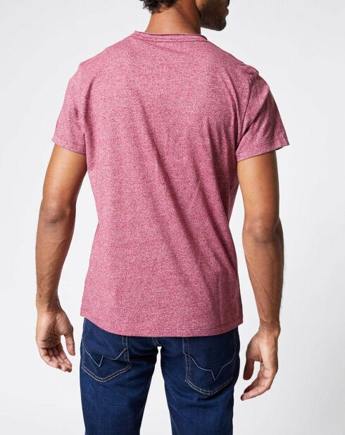 Paul burgunderfarbenes T-Shirt