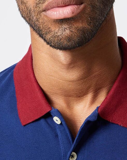 Polo Piqué Corintin bleu marine