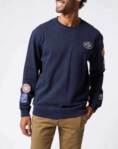Sweat Isidro bleu marine